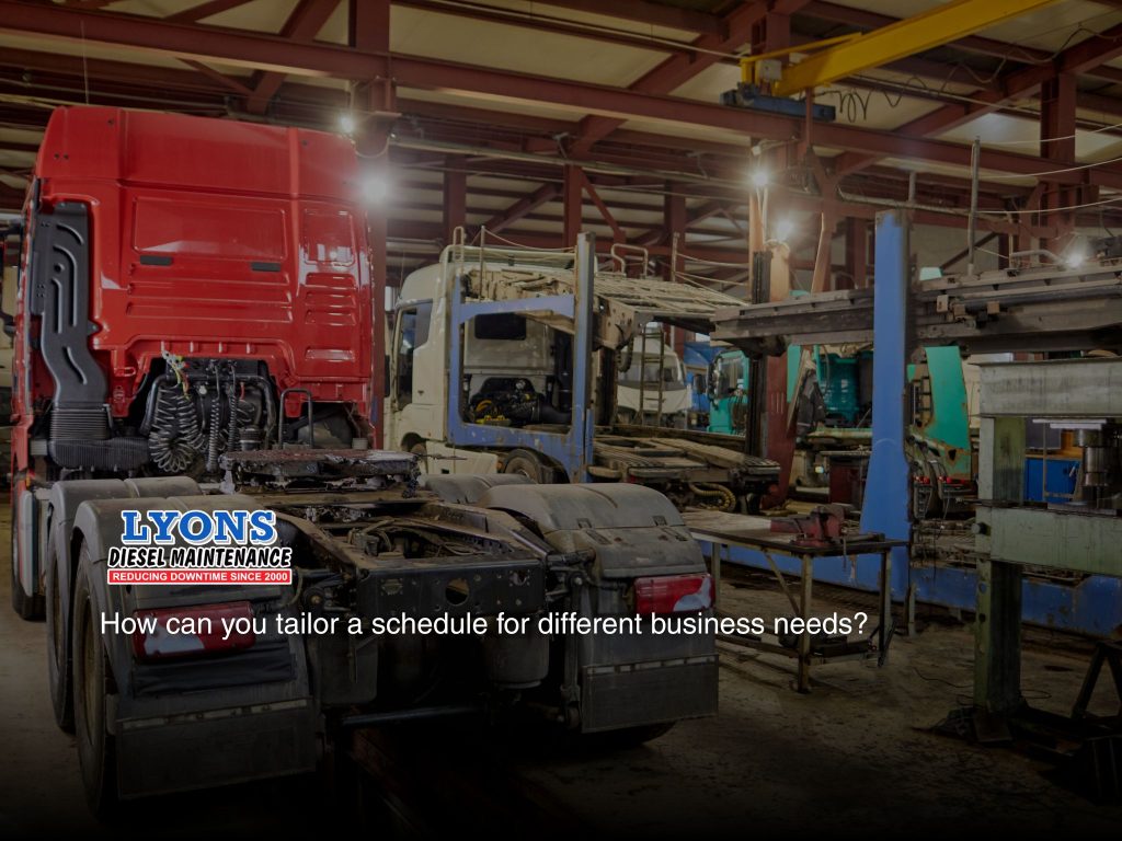 A fleet vehicle mechanic services workshop in maryborough